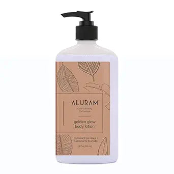 aluram golden glow body lotion 18oz