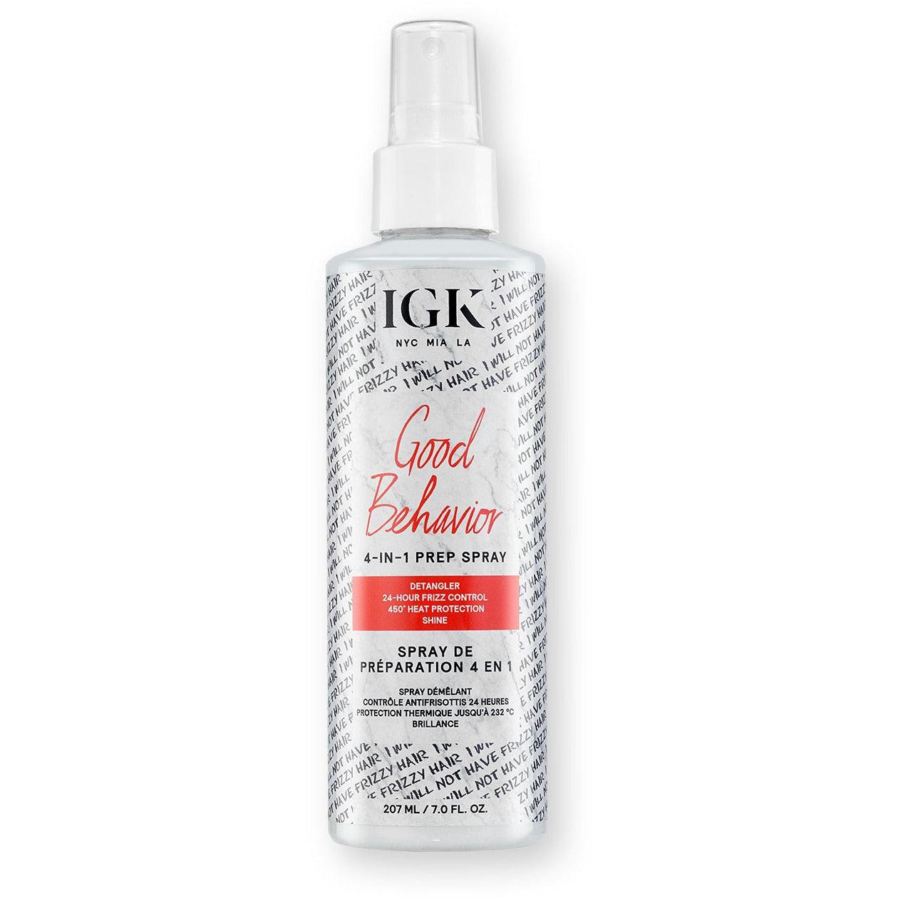 IGK GOOD BEHAVIOR 4-in-1 Prep Spray 7oz