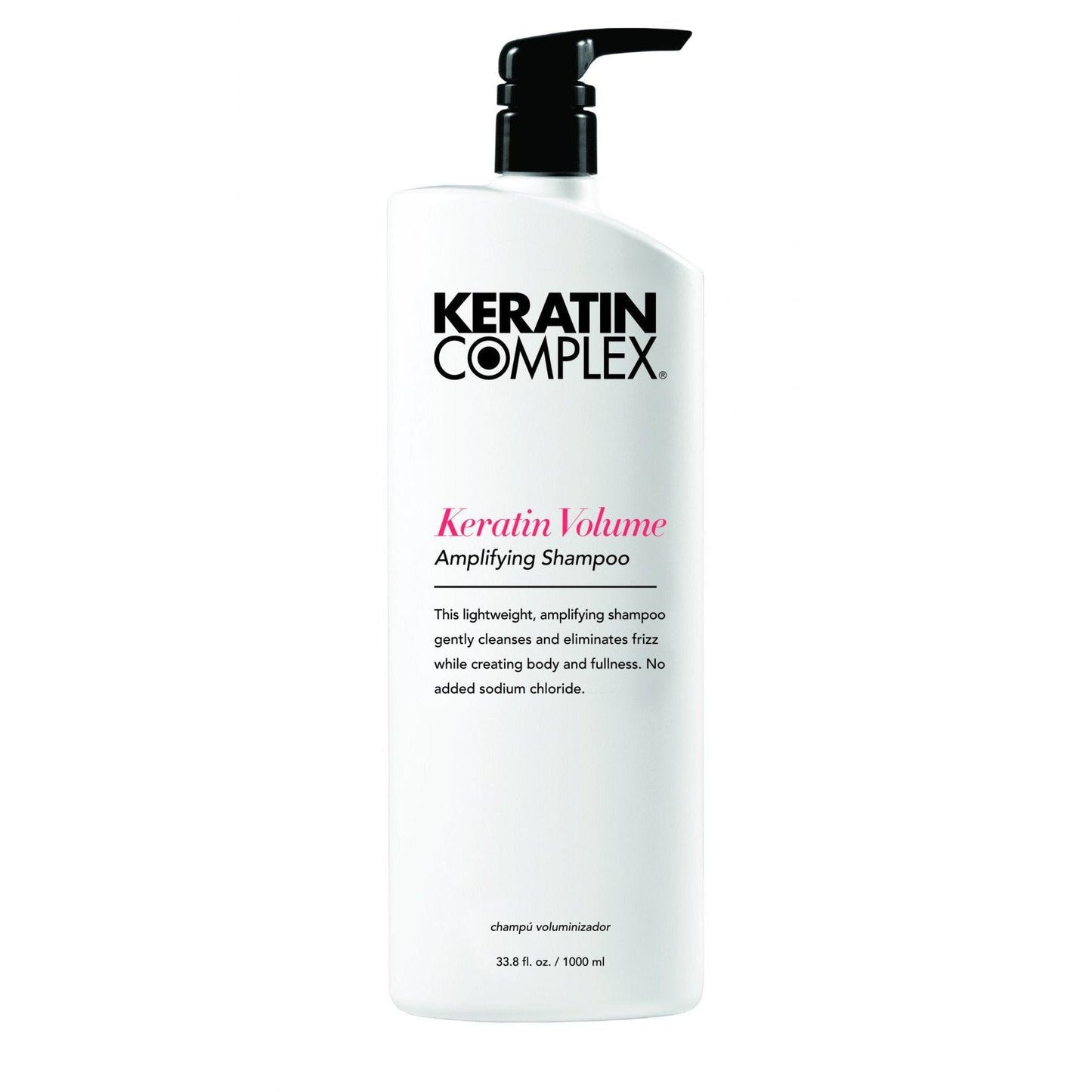 keratin complex volume amplifying shampoo angle 2