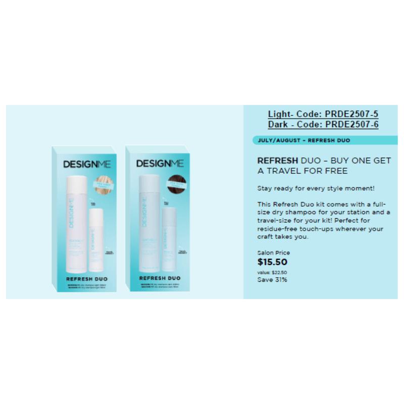 design.me quickie.me dry shampoo angle 2