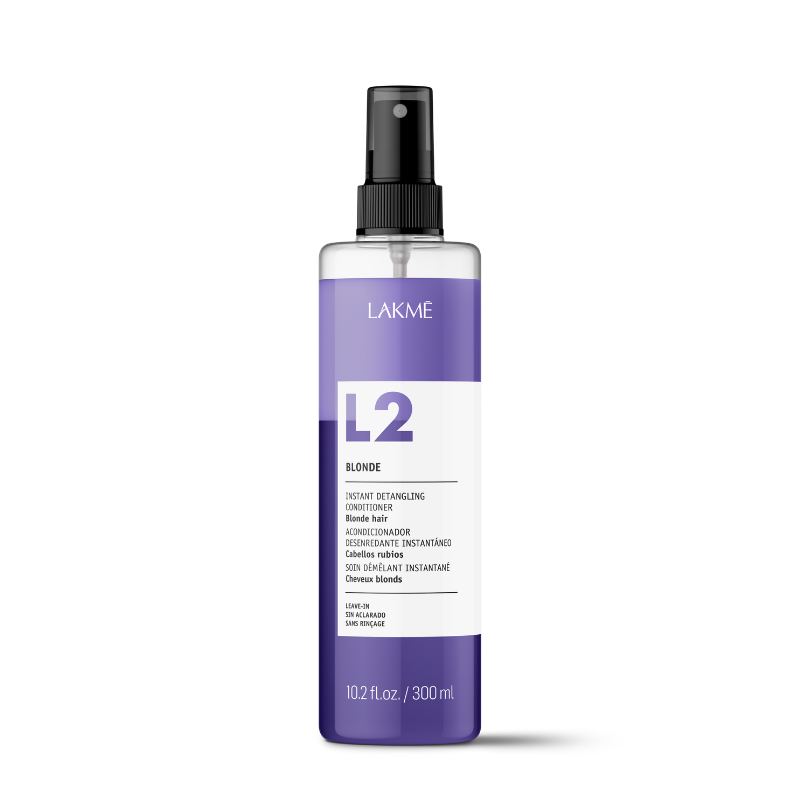 lakme l2 instant detangling conditioner - blonde angle 2