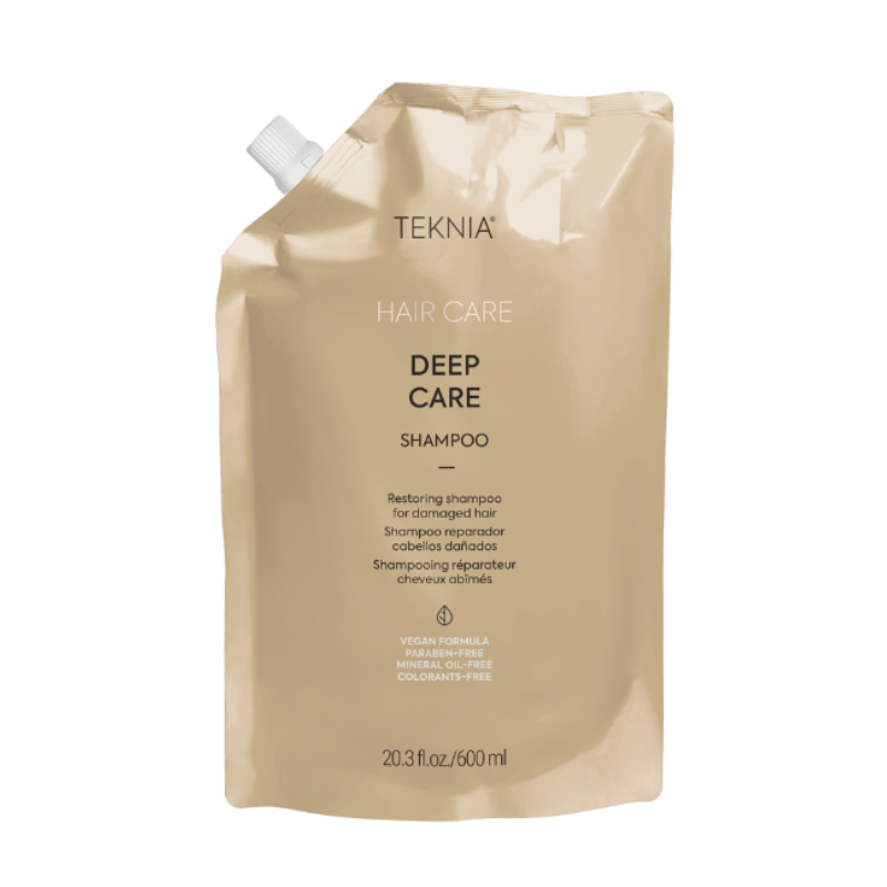 lakme deep care shampoo 20.3oz refill pouch