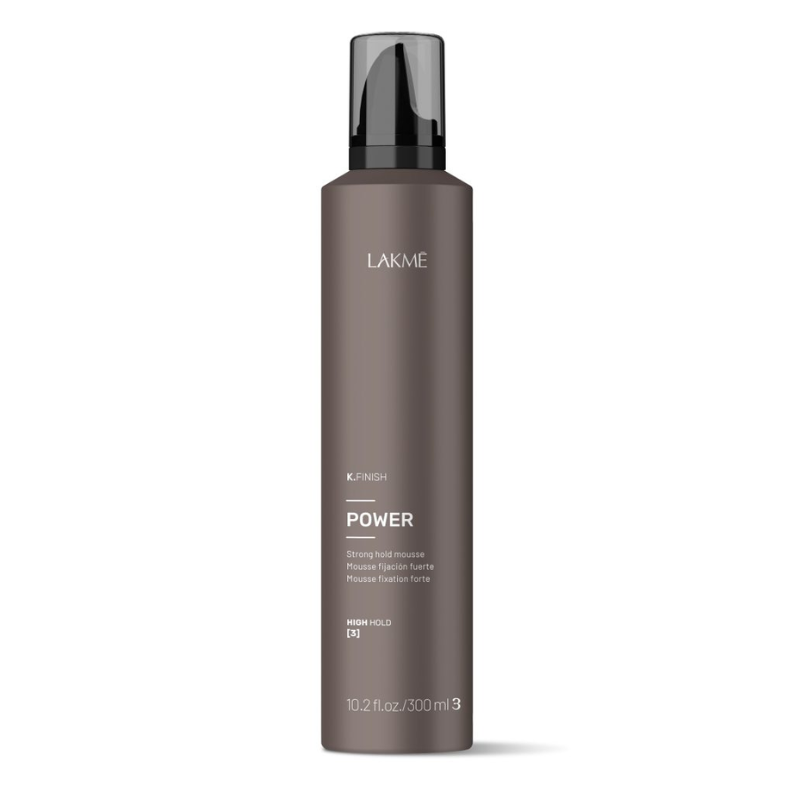lakme k finish power strong hold mousse 10.2oz