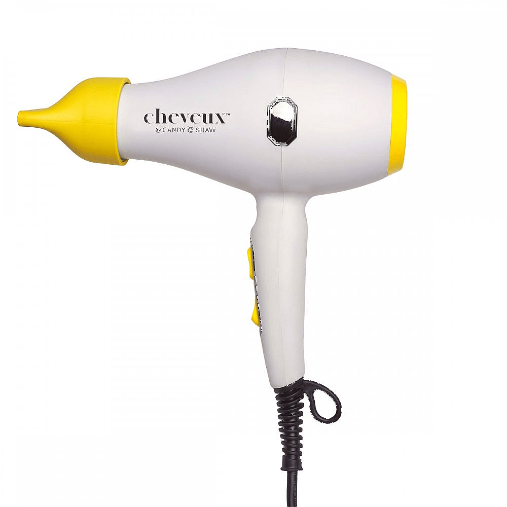 sunlights cheveux hair dryer - white + yellow