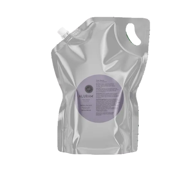 aluram purple shampoo pouch 100oz