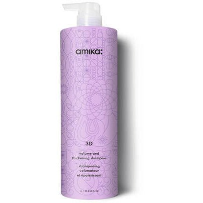 amika 3d volume and thickening shampoo 33.8oz
