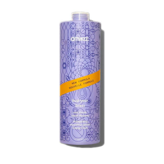amika bust your brass cool blonde repair shampoo