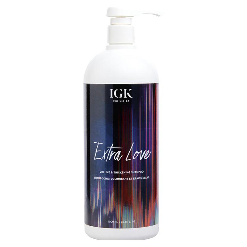 igk extra love volume & thickening shampoo angle 2
