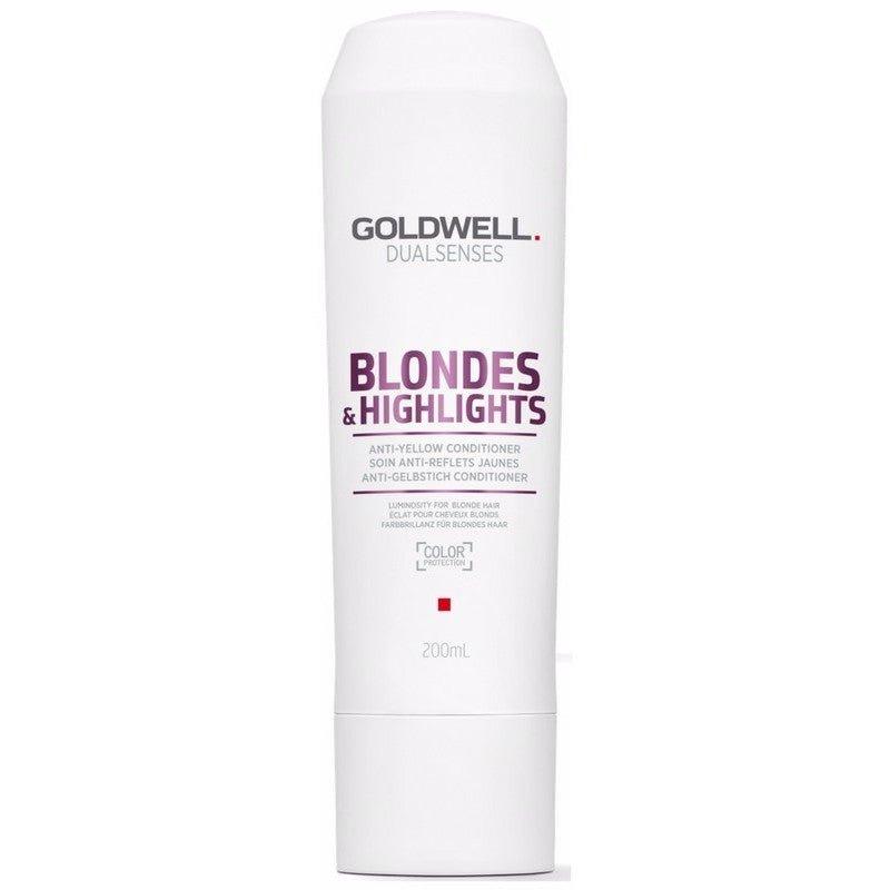 goldwell dualsenses blonde & highlights anti-yellow conditioner