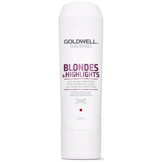 goldwell dualsenses blonde & highlights anti-yellow conditioner