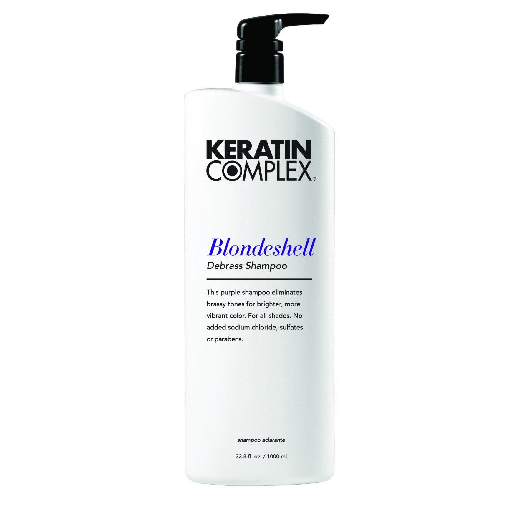 keratin complex blondeshell shampoo angle 2