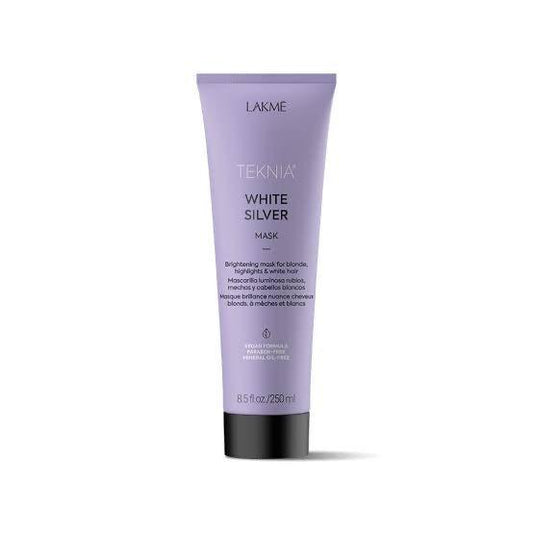 lakme teknia white silver mask