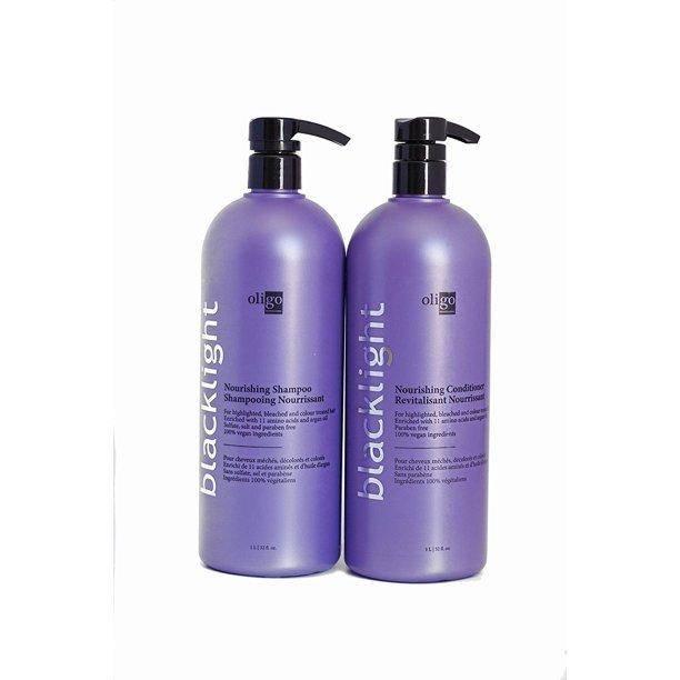 oligo blacklight nourishing shampoo & conditioner 33oz duo