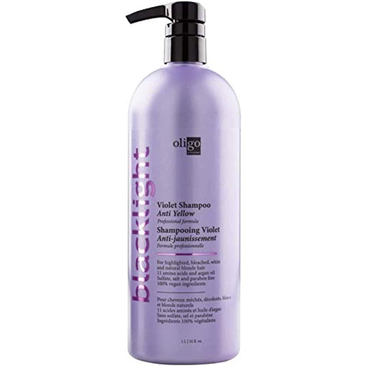 oligo blacklight violet shampoo anti-yellow angle 2