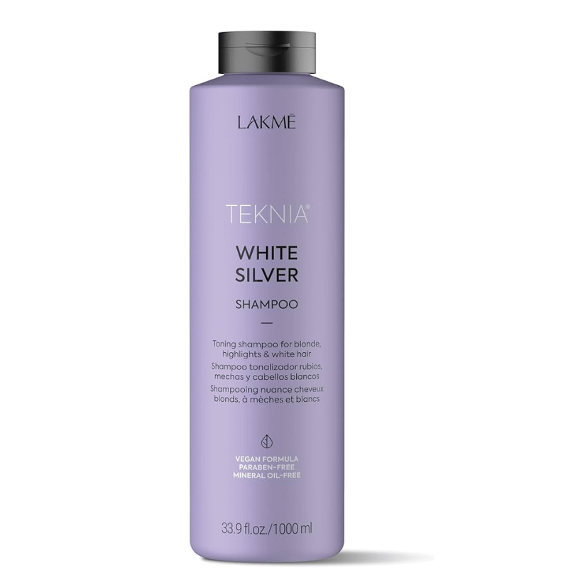 lakme teknia white silver shampoo angle 2