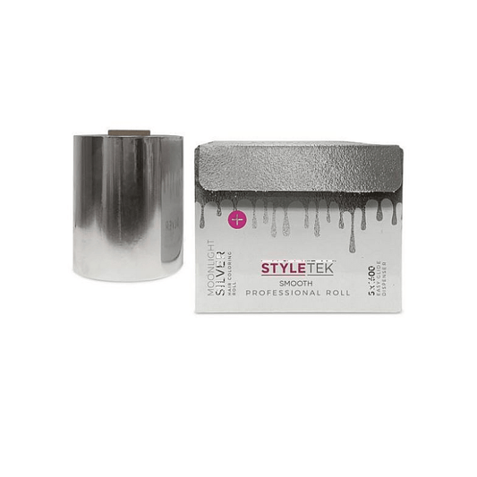 styletek moonlight silver smooth foil roll 5x1600