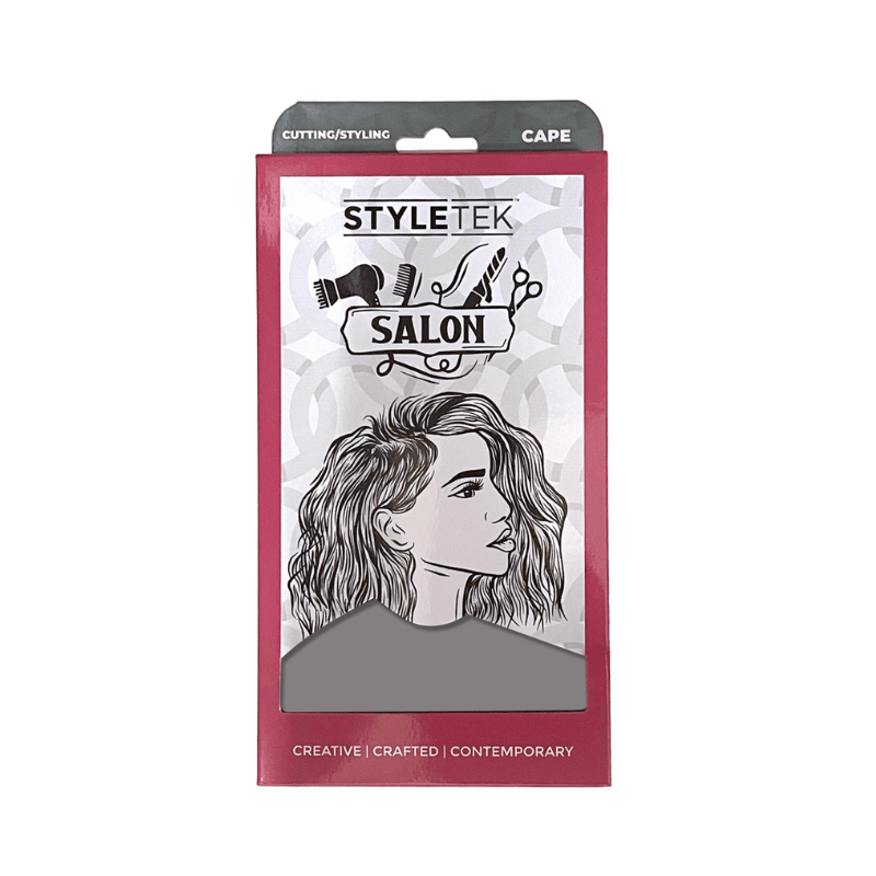 styletek solid gray cape 45x6