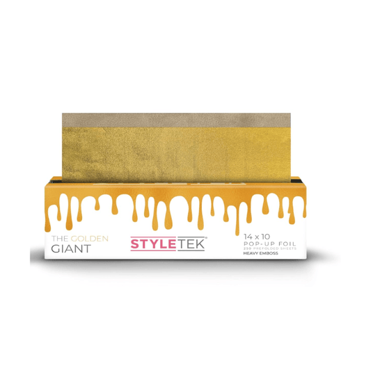 styletek the golden giant 14x10 250ct mega wide heavy texture foil sheets