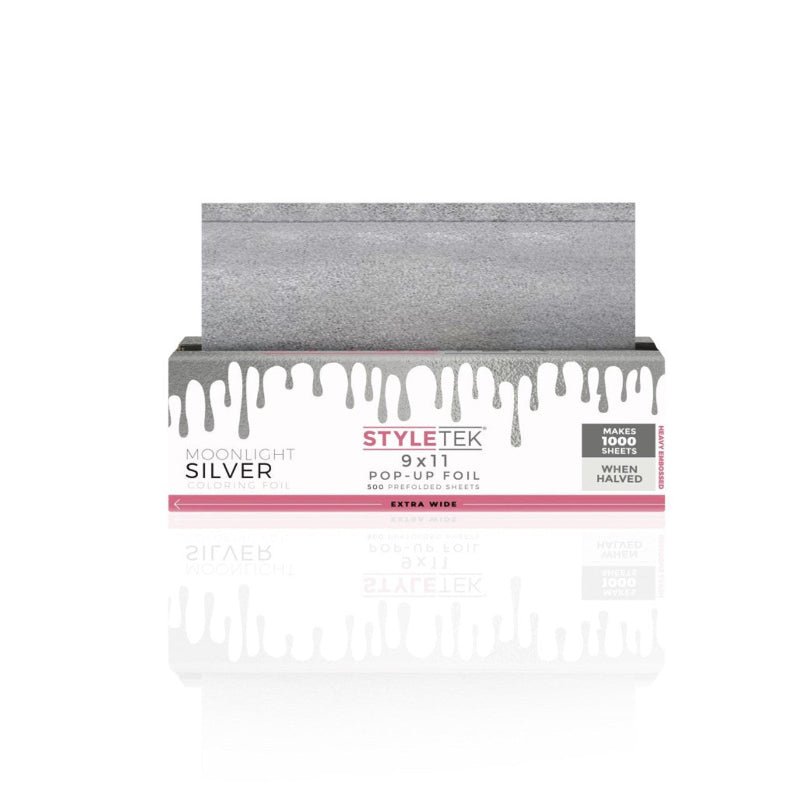 styletek moonlight silver smooth foil 9 x 11