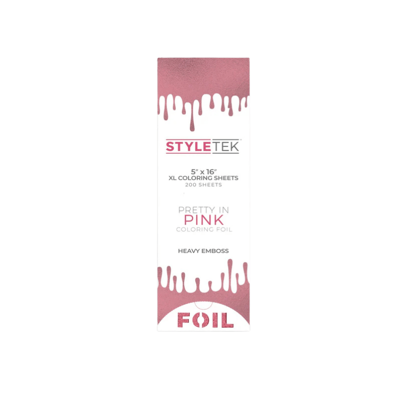 styletek pretty in pink balayage xl sheets 200ct 5x16